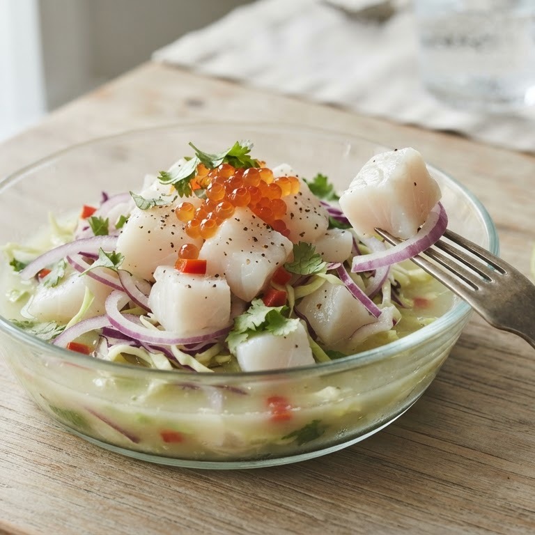 Cheviche van zeebaars recept