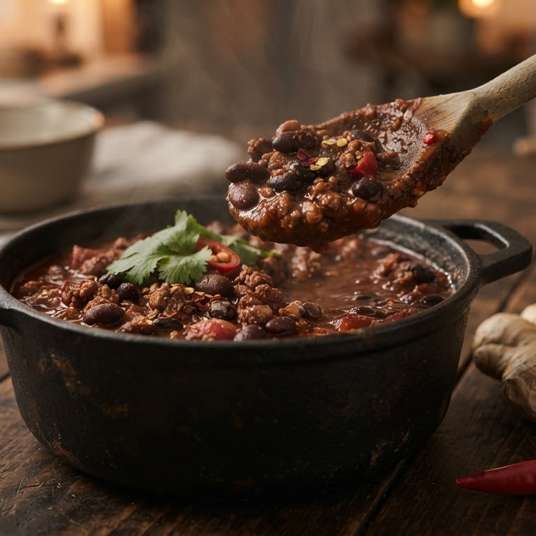 Chili Con Carne met gember recept