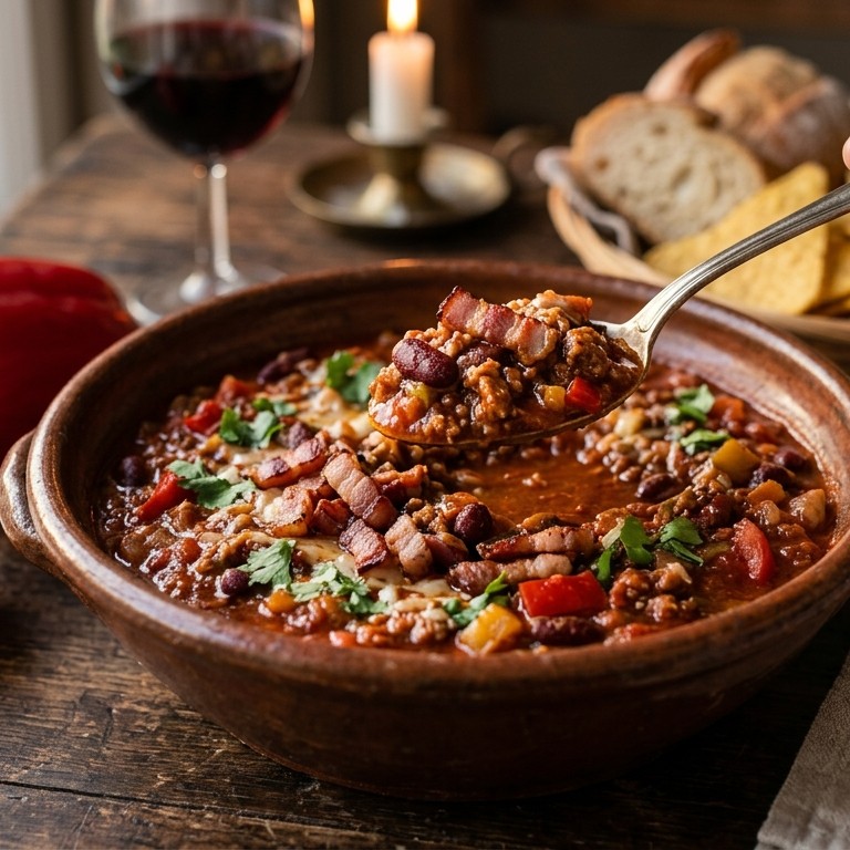 Chili con carne met mager spek recept