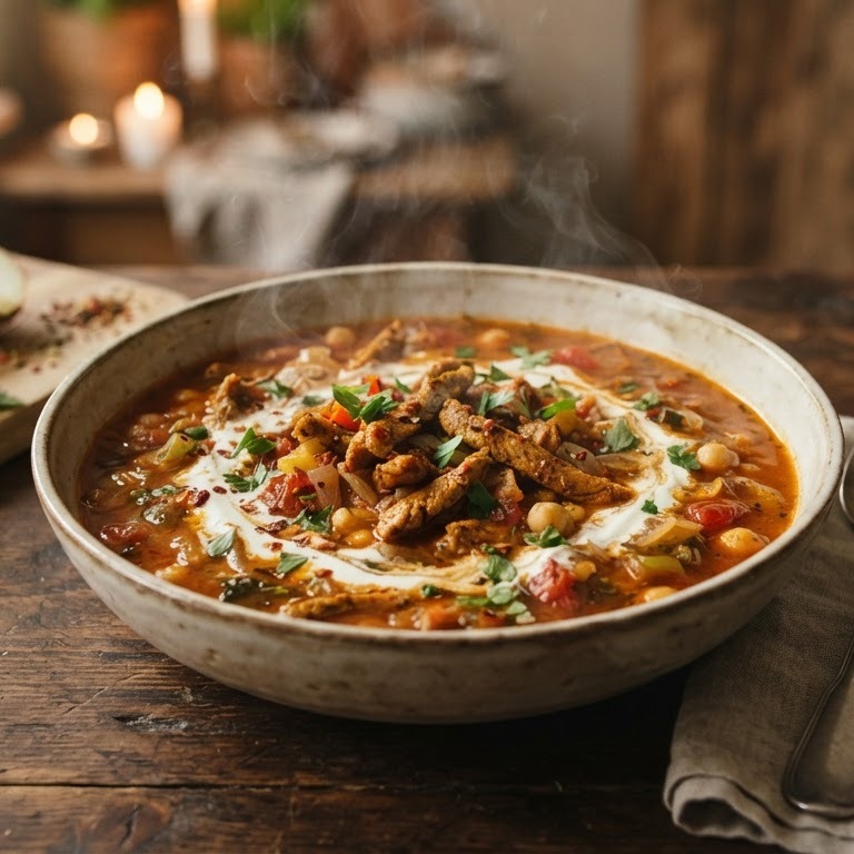 Chili con carne shoarma soep recept