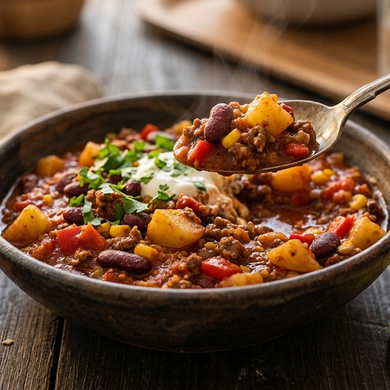 Chilischotel met fruit recept