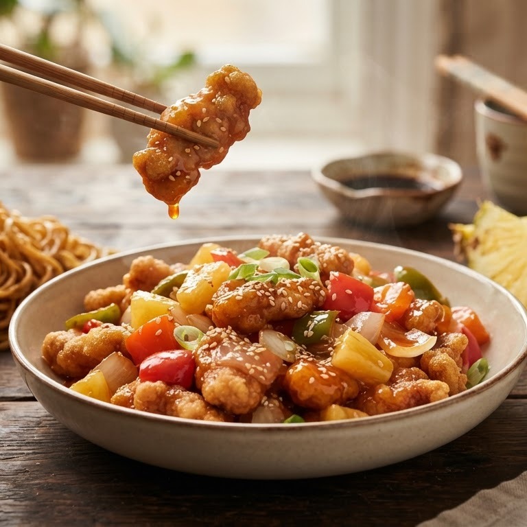 Chinees varkensvlees, zoet-zuur recept