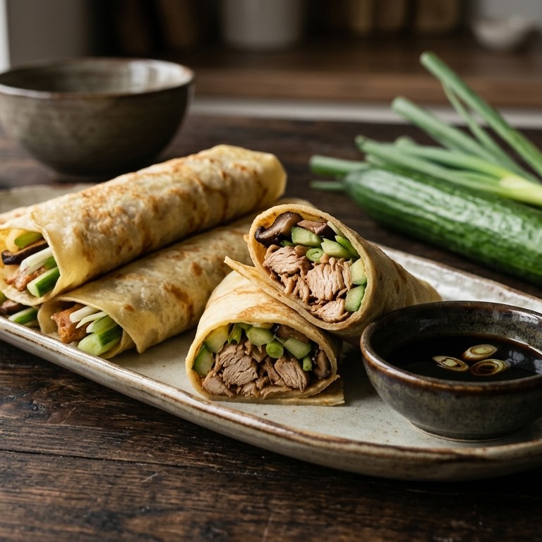 Chinese flensjes met kip recept