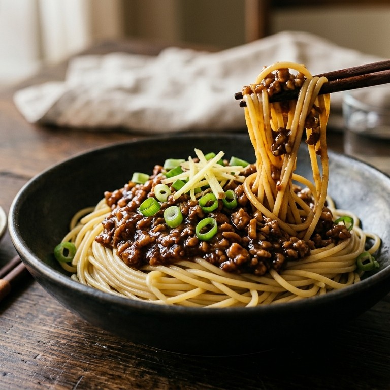 Chinese gehaktsaus met spaghetti recept