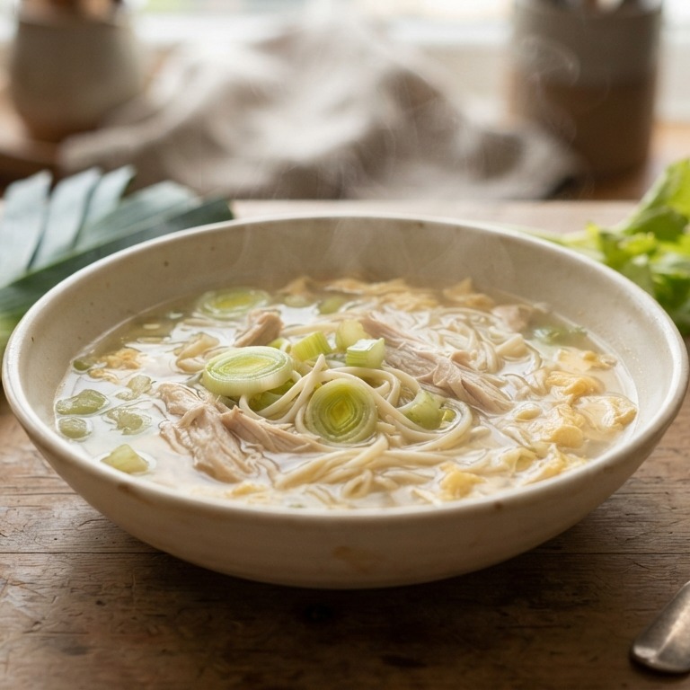 Chinese kippesoep recept