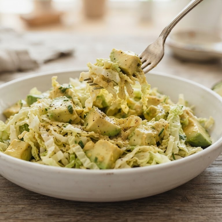 Chinese kool met avocadosalade recept