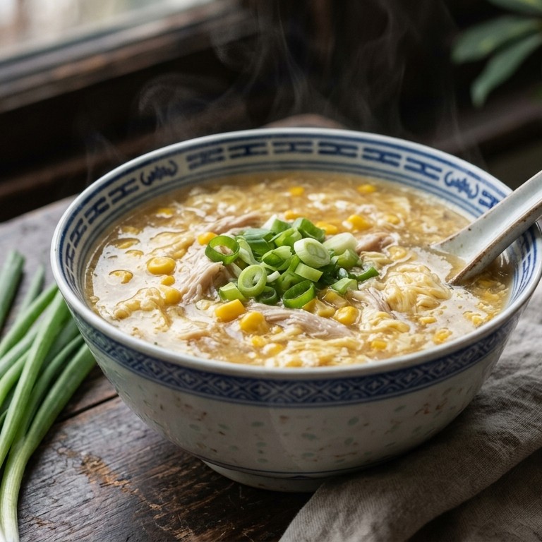 Chinese mais-kippesoep recept