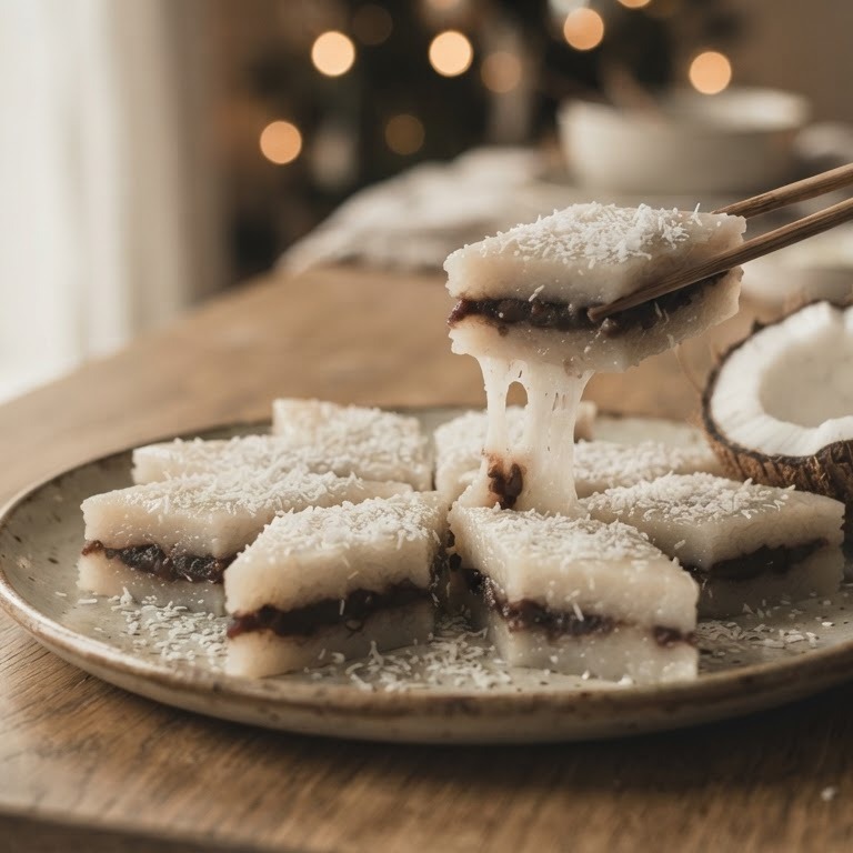 Chinese rijstcake met rode bonen recept