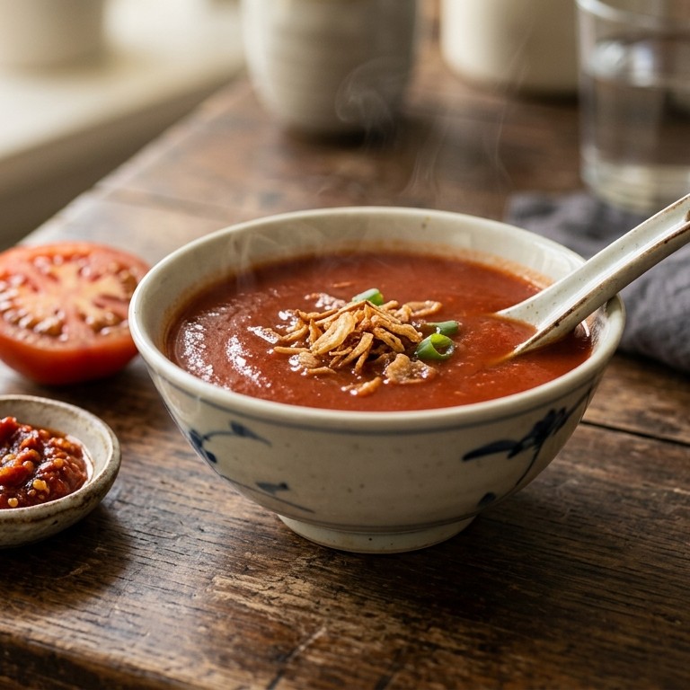 Chinese tomatensoep van de moperino's recept
