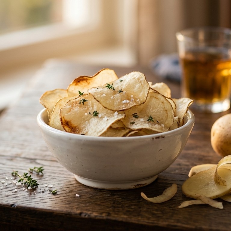 Chips uit de magnetron recept