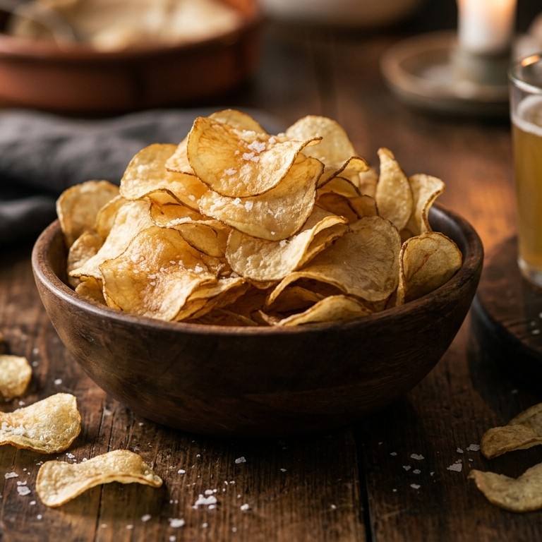 Chips van aardappel recept