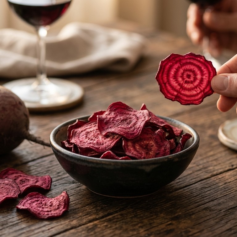 Chips van rode bieten recept