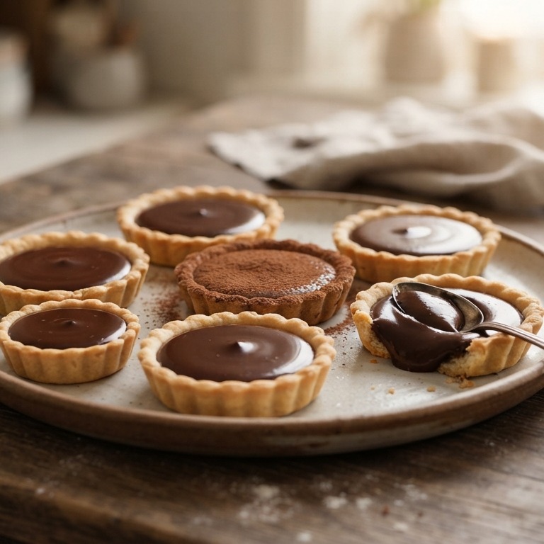 Choco-custard taartjes recept
