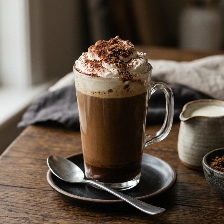 Chocolade-amandelkoffie recept
