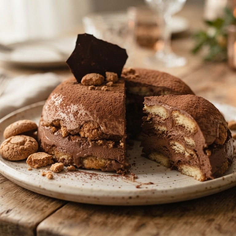 Chocolade amarreti cassata recept