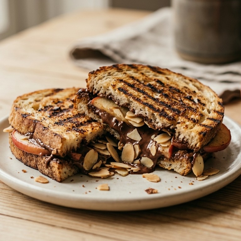 Chocolade-appel tosti recept