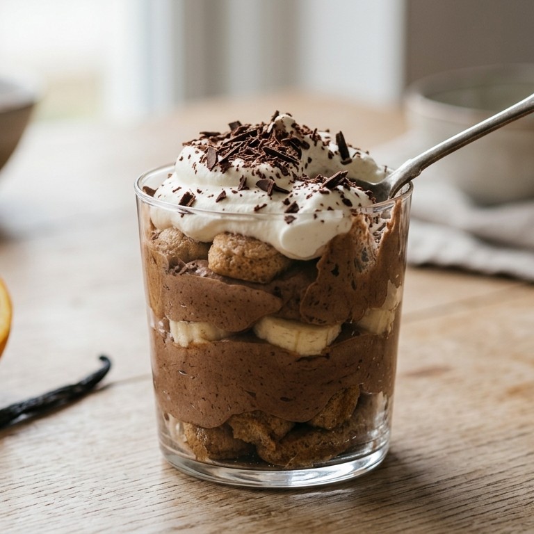 Chocolade-bananenmousse recept