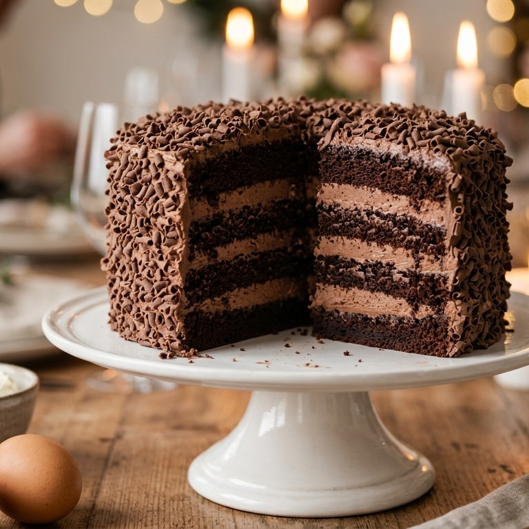 Chocolade creme taart recept