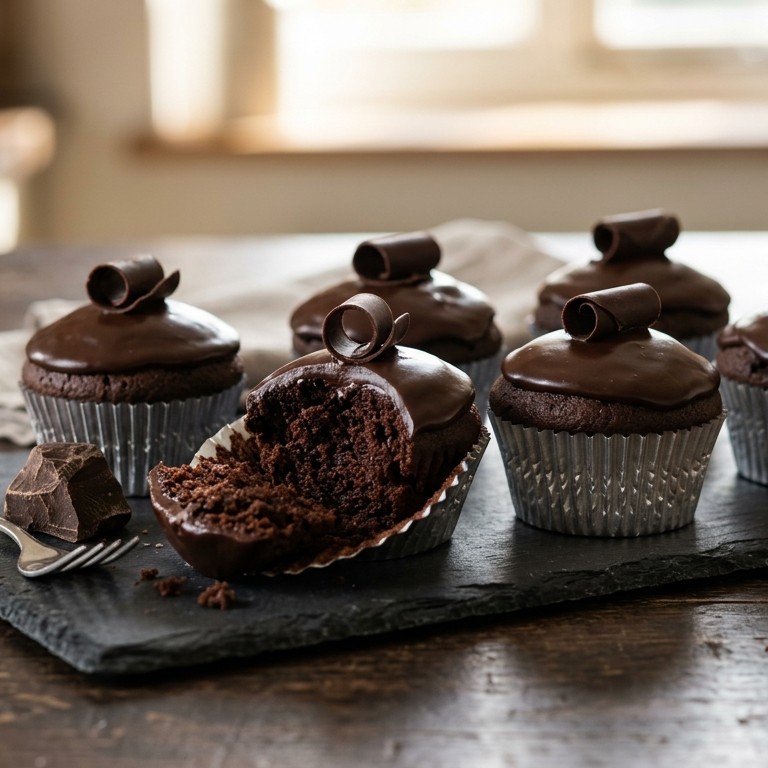 Chocolade cupcakes recept