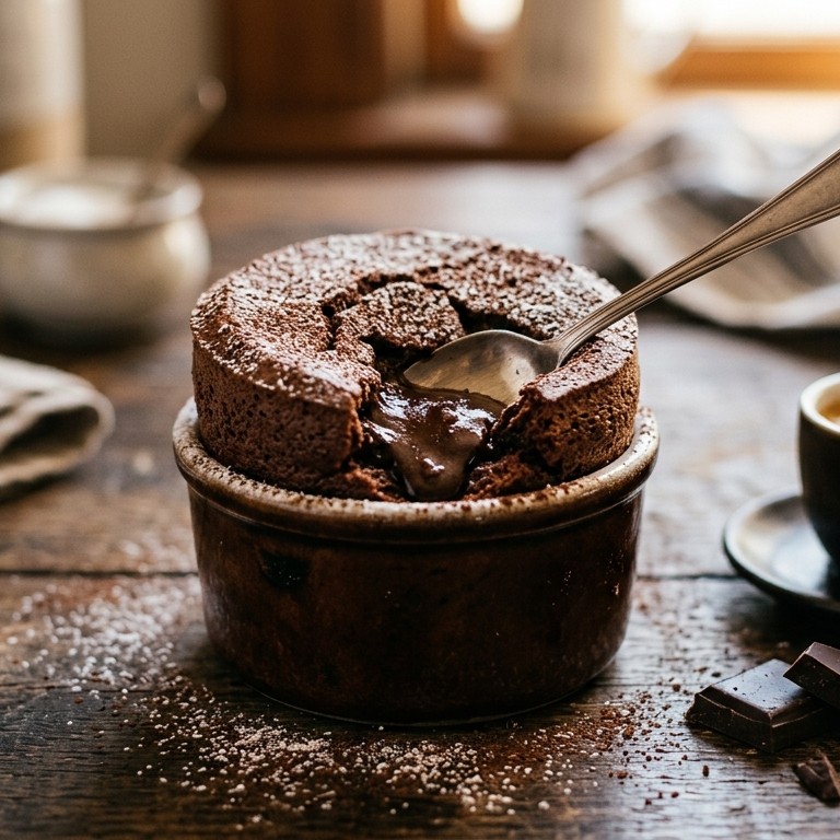 Chocolade espresso soufflegebakje recept