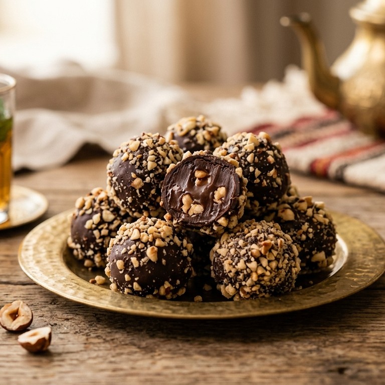 Chocolade/hazelnoottruffels recept