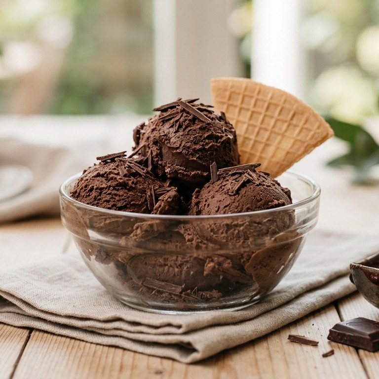 Chocolade ijs recept