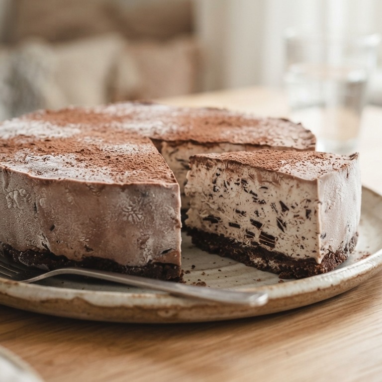 Chocolade-ijstaart recept