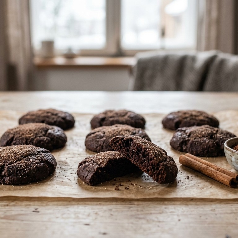 Chocolade-kaneelkoekjes recept