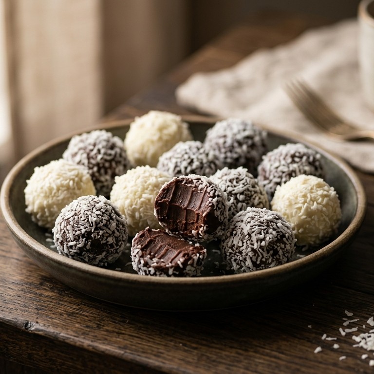 Chocolade kokosballetjes recept