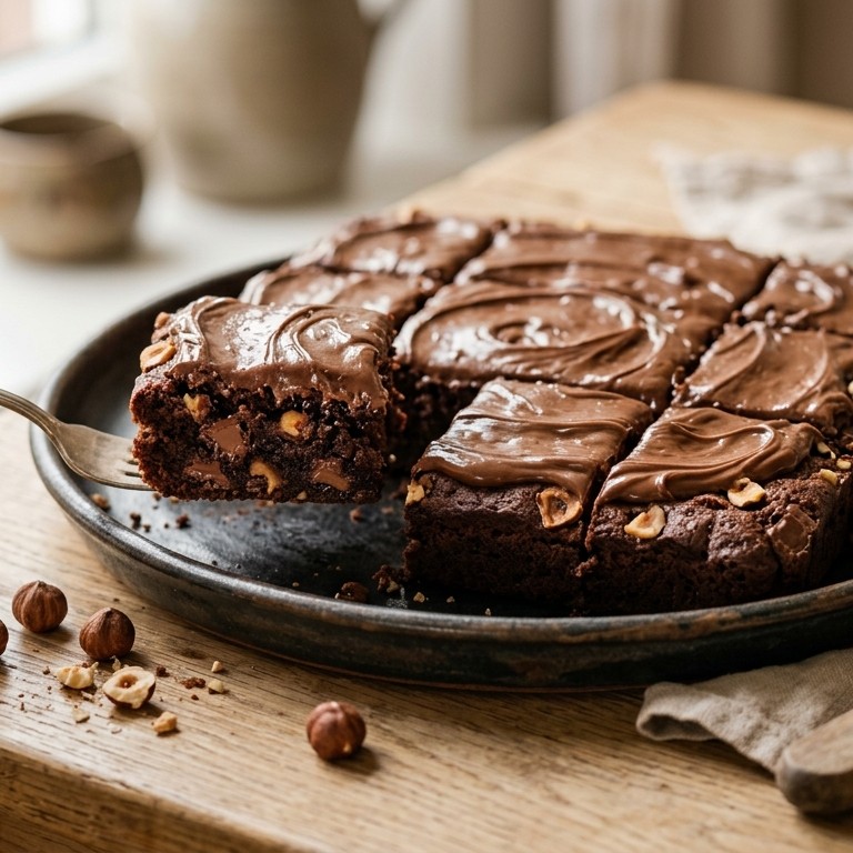 Chocolade met hazelnootpasta recept