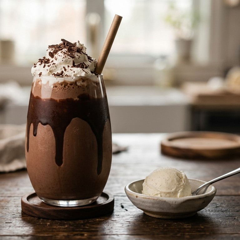 Chocolade- milkshake recept