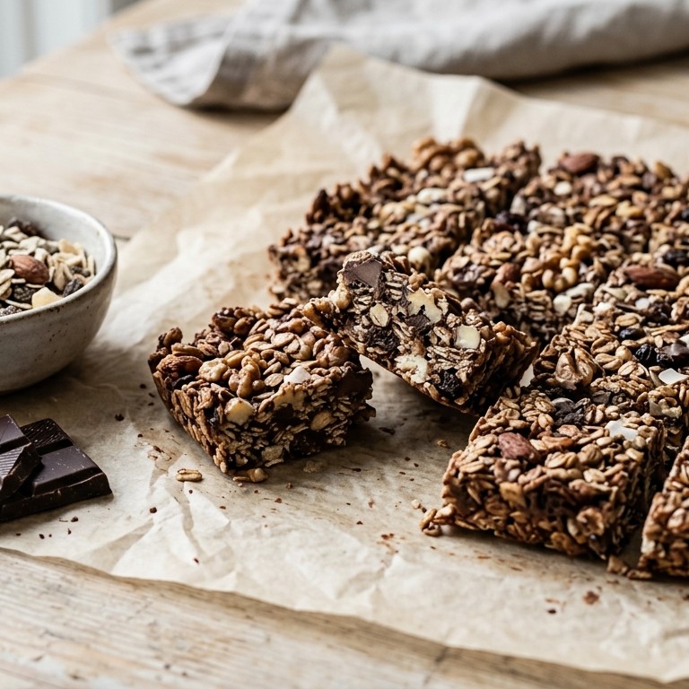 Chocolade muesli koek recept