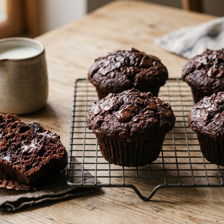 Chocolade muffins recept
