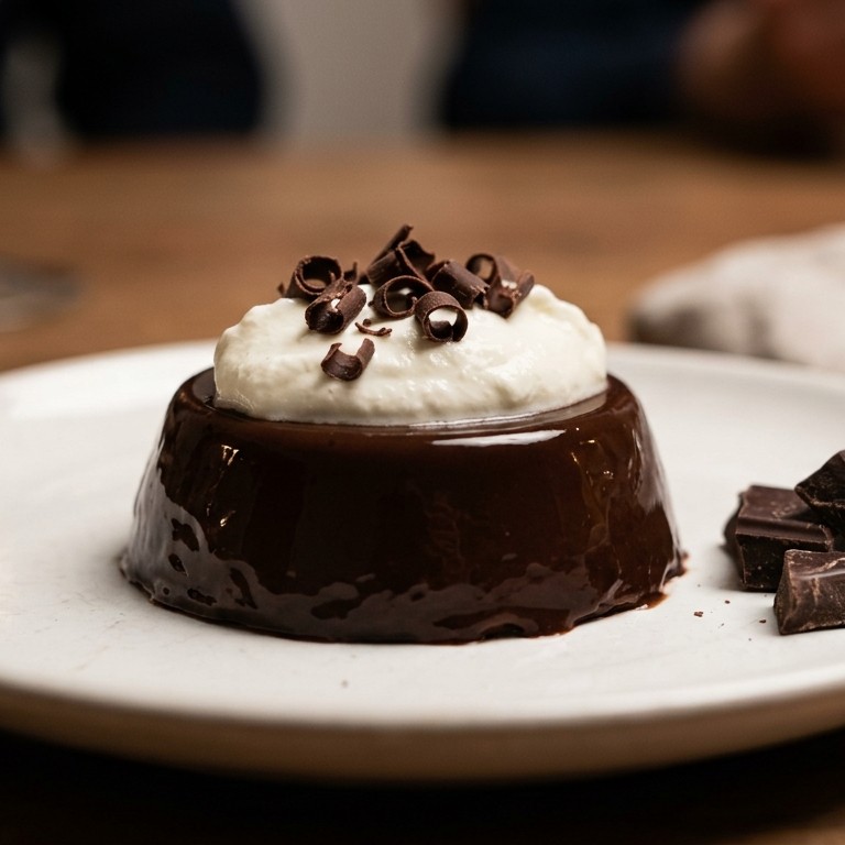Chocolade panna cotta recept