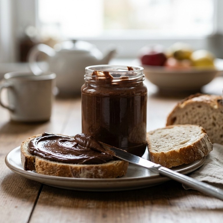 Chocolade pindakaas (broodbeleg) recept