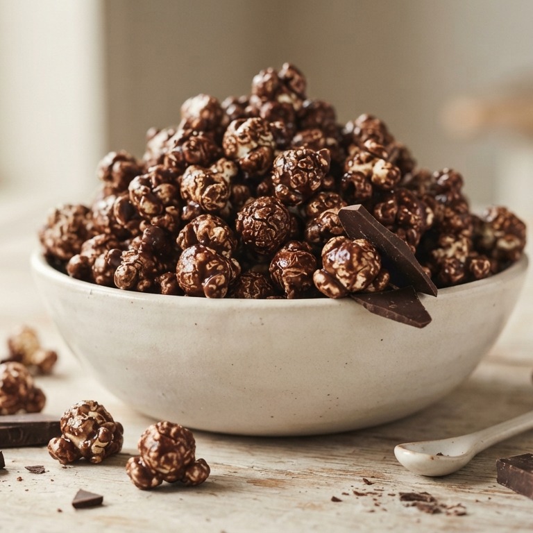 Chocolade popcorn recept
