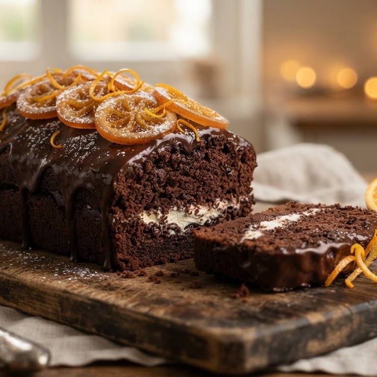 Chocolade-sinaasappelcake recept