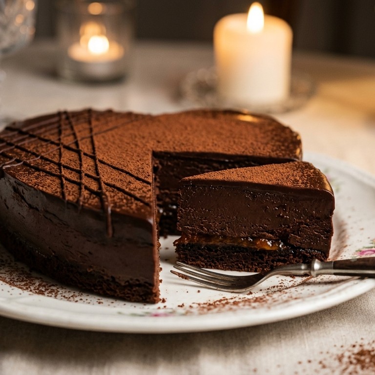 Chocolade-truffelhart recept