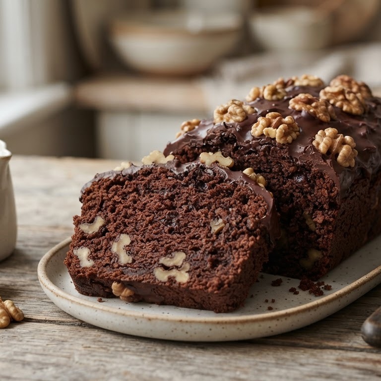 Chocolade-walnotencake recept