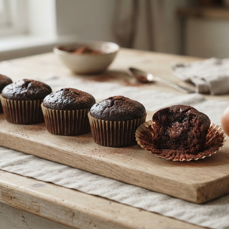 Chocoladecakejes recept