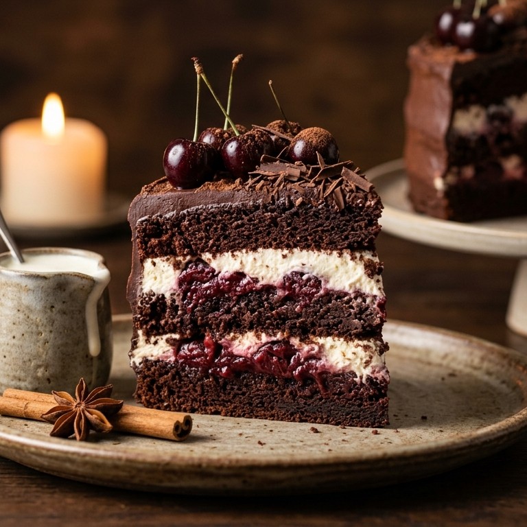 Chocoladekersentaart recept