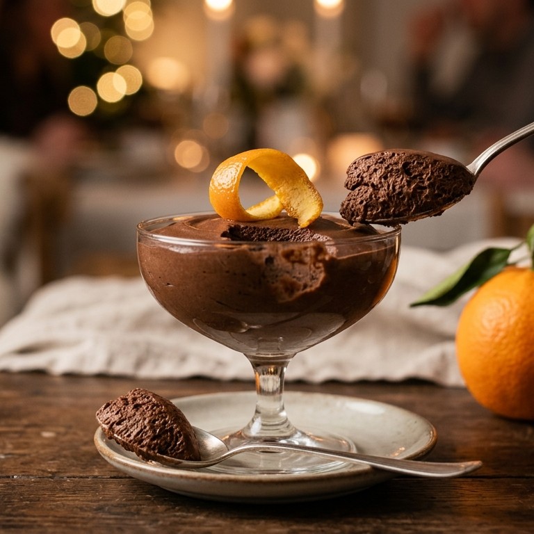 Chocolademousse met Grand Marnier recept