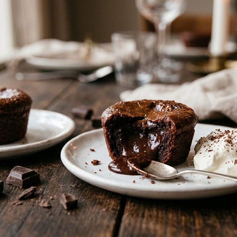 Chocoladepuddinkjes recept