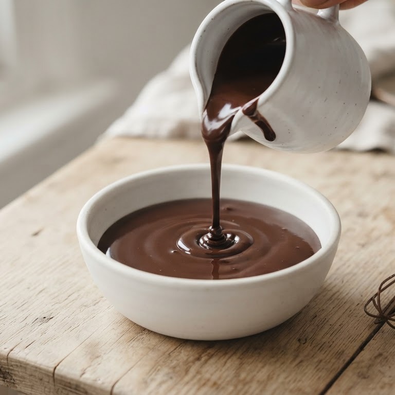 Chocoladesaus 2de manier recept