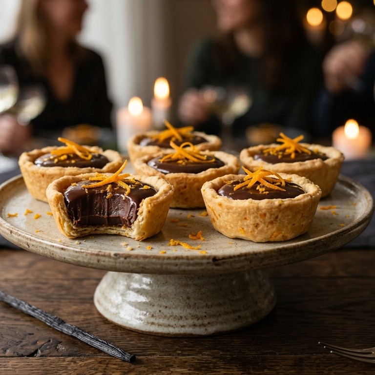 Chocoladesinaasappelroomtaartjes recept