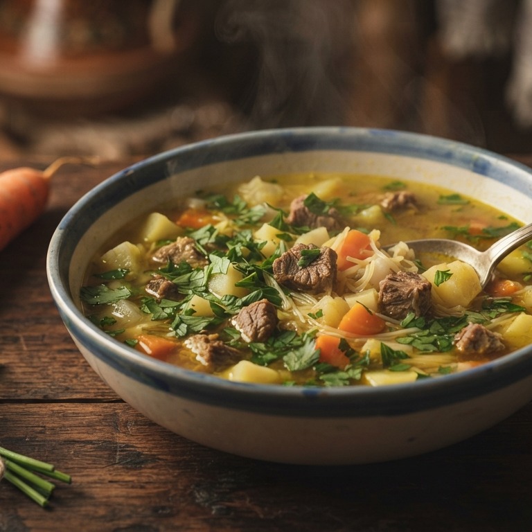 Chorba (=soep) uit Fes recept