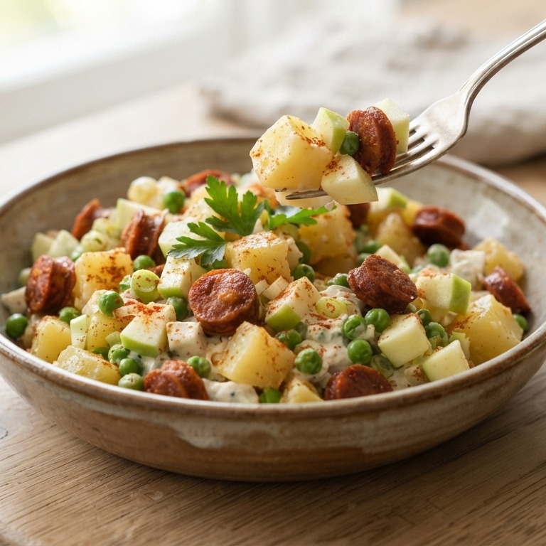Chorizo aardappelsalade recept