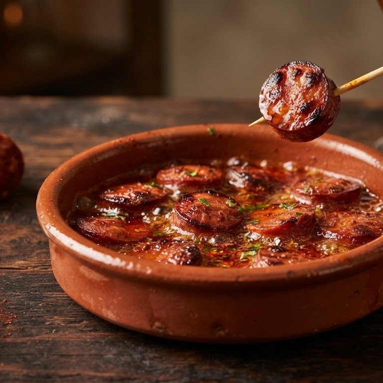 Chorizo hapje recept