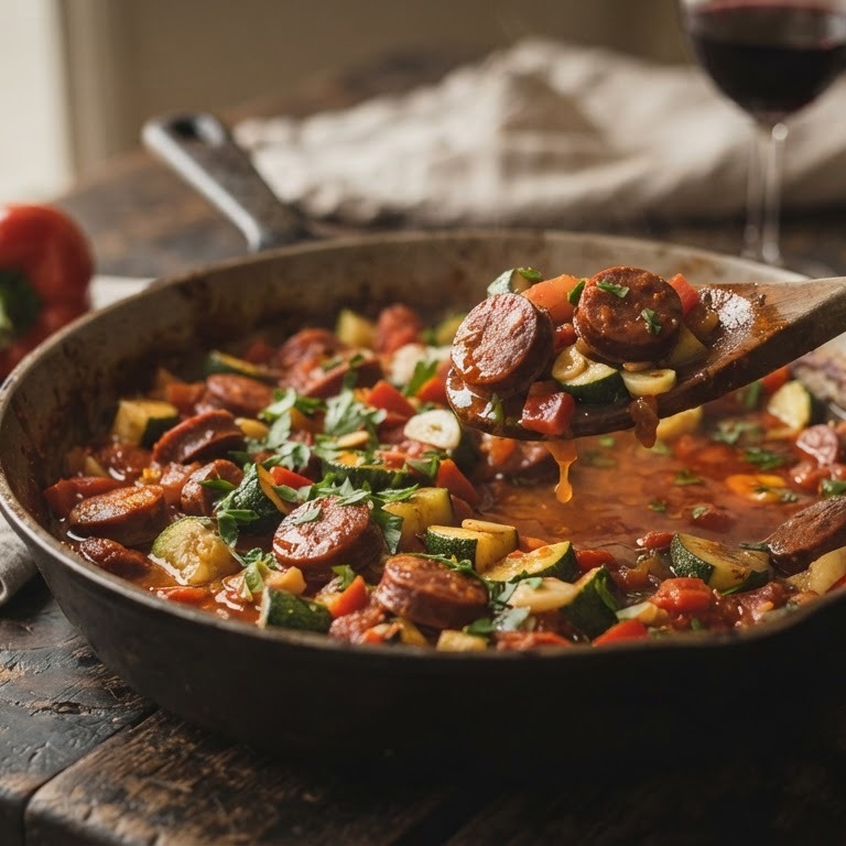 Chorizo schotel recept