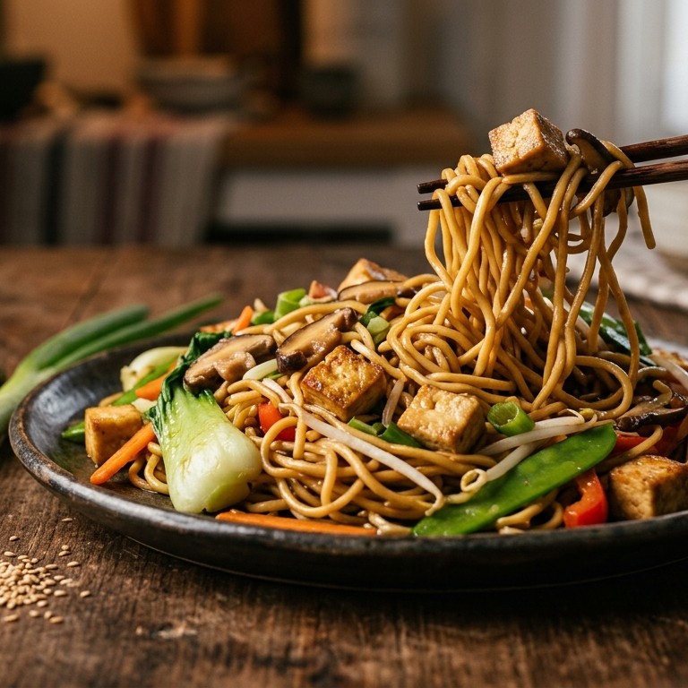 Chow mein recept